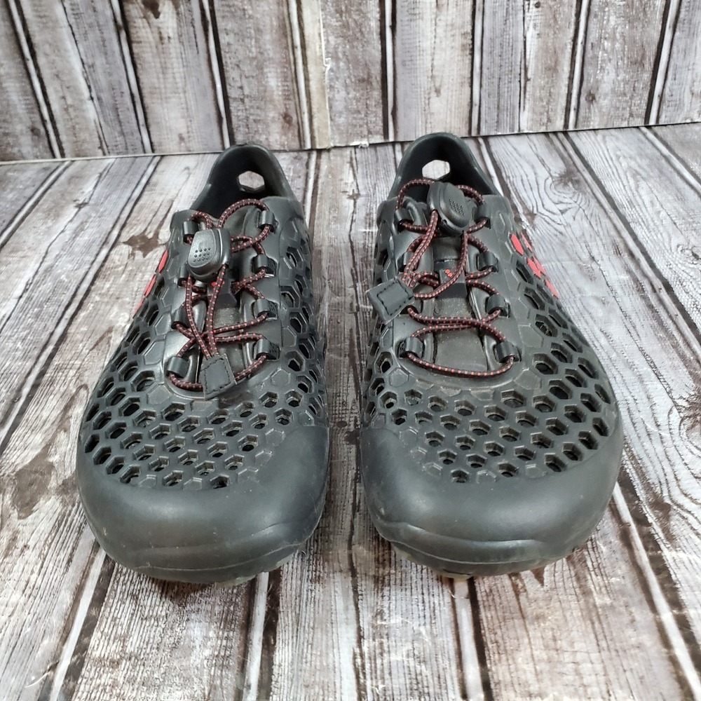 Vivobarefoot Unisex Ultra II Black Red Barefoot Water Shoes Cinch Closure Sz 40L - Picture 4 of 8